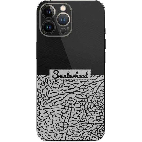 Elephant Print Sneakerhead Black iPhone 14 Pro Max Skin