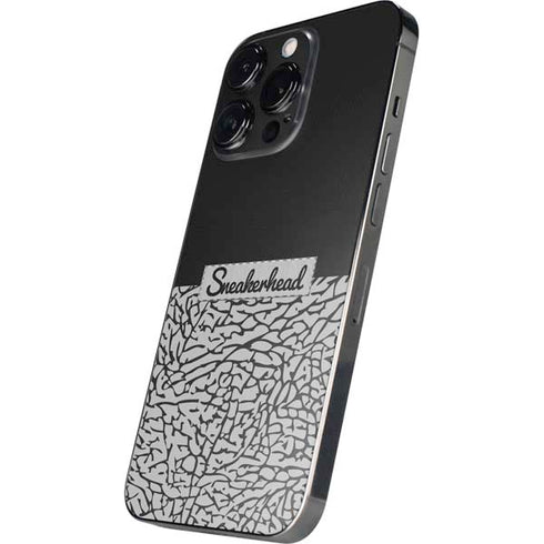 Elephant Print Sneakerhead Black iPhone 14 Pro Max Skin