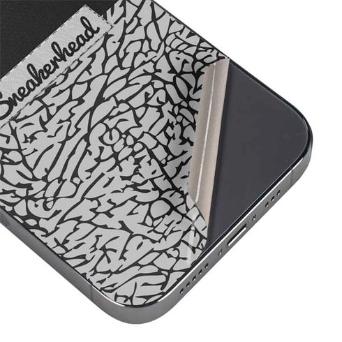 Elephant Print Sneakerhead Black iPhone 14 Pro Max Skin