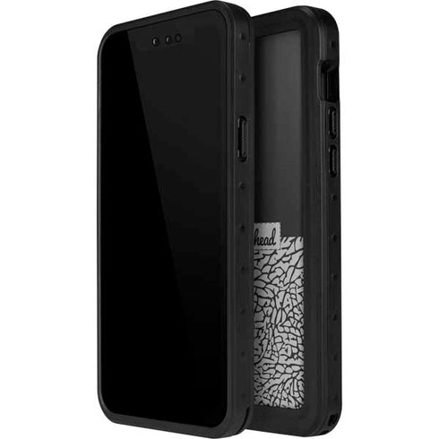 Elephant Print Sneakerhead Black iPhone 14 Pro Max Waterproof Case