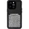 Elephant Print Sneakerhead Black iPhone 14 Pro Waterproof Case