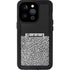 Elephant Print Sneakerhead Black iPhone 14 Pro Waterproof Case
