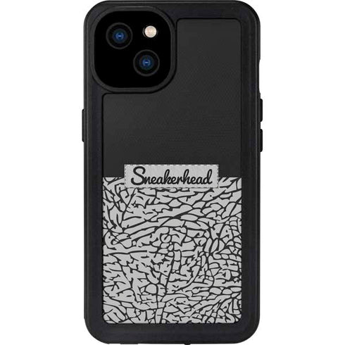 Elephant Print Sneakerhead Black iPhone 15 Plus Waterproof Case