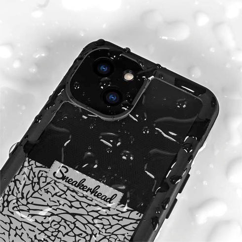 Elephant Print Sneakerhead Black iPhone 15 Plus Waterproof Case