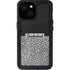Elephant Print Sneakerhead Black iPhone 15 Waterproof Case