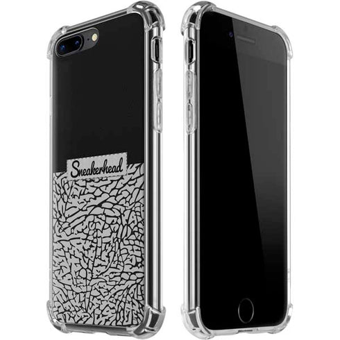 Elephant Print Sneakerhead Black iPhone 7/8 Plus Clear Case