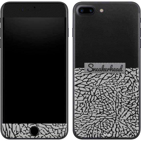 Elephant Print Sneakerhead Black iPhone 7 Plus Skin