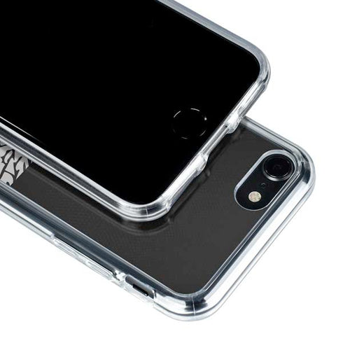 Elephant Print Sneakerhead Black iPhone SE (2nd & 3rd Gen) Clear Case