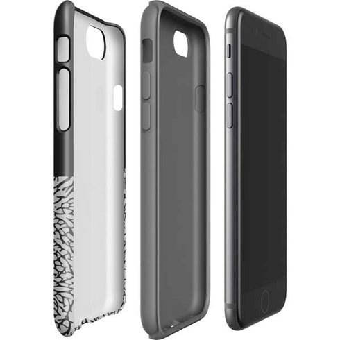 Elephant Print Sneakerhead Black iPhone SE (2nd & 3rd Gen) Pro Case