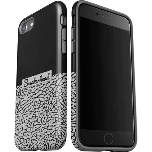 Elephant Print Sneakerhead Black iPhone SE (2nd & 3rd Gen) Pro Case