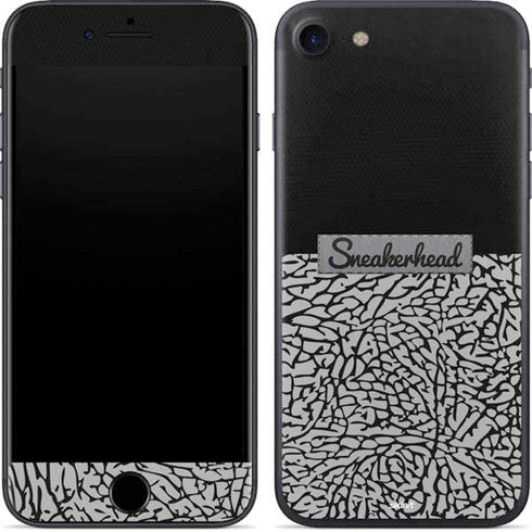 Elephant Print Sneakerhead Black iPhone SE (2nd & 3rd Gen) Skin