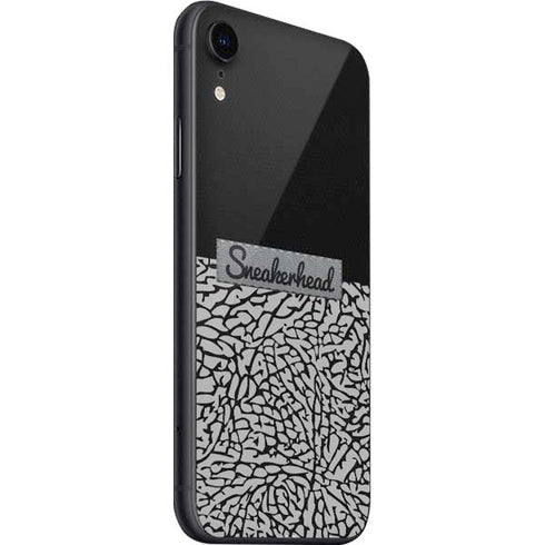 Elephant Print Sneakerhead Black iPhone SE (2nd & 3rd Gen) Skin