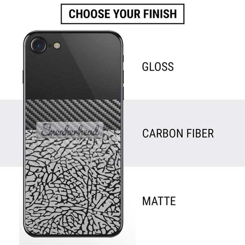 Elephant Print Sneakerhead Black iPhone SE (2nd & 3rd Gen) Skin
