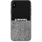 Elephant Print Sneakerhead Black iPhone X Skin