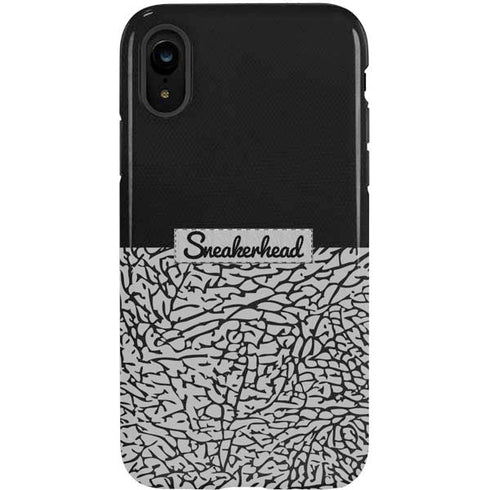 Elephant Print Sneakerhead Black iPhone XR Pro Case