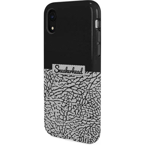 Elephant Print Sneakerhead Black iPhone XR Pro Case