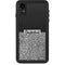 Elephant Print Sneakerhead Black iPhone XR Waterproof Case
