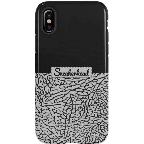 Elephant Print Sneakerhead Black iPhone XS Pro Case