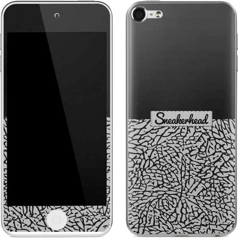 Elephant Print Sneakerhead Black Apple iPod Skin