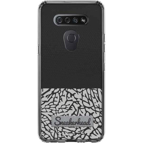 Elephant Print Sneakerhead Black LG K51/Q51 Clear Case