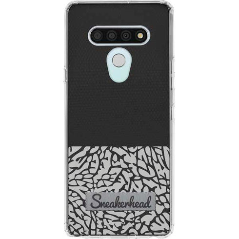 Elephant Print Sneakerhead Black LG Stylo 6 Clear Case
