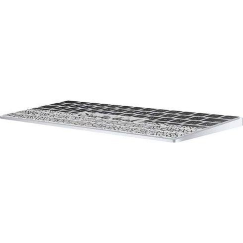Elephant Print Sneakerhead Black Magic Keyboard Skin