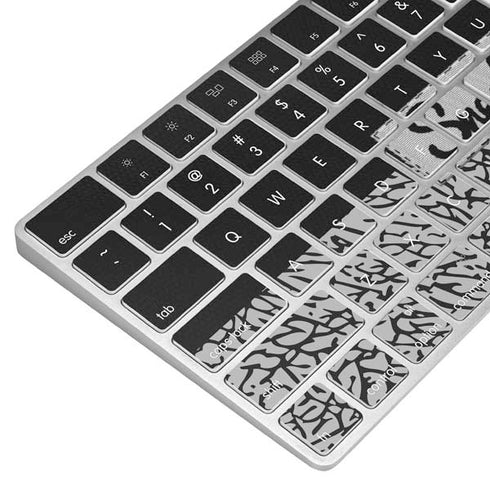 Elephant Print Sneakerhead Black Magic Keyboard Skin