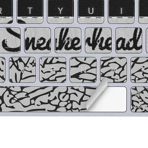 Elephant Print Sneakerhead Black Magic Keyboard Skin