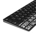Elephant Print Sneakerhead Black Magic Keyboard with Numeric Keypad Skin