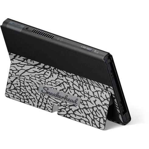 Elephant Print Sneakerhead Black Nintendo Switch OLED (2021) Skin