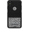 Elephant Print Sneakerhead Black Otterbox Commuter iPhone Skin