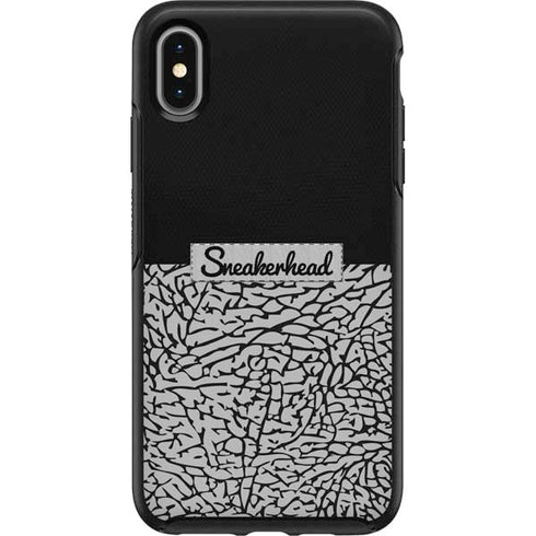 Elephant Print Sneakerhead Black Otterbox Symmetry iPhone Skin
