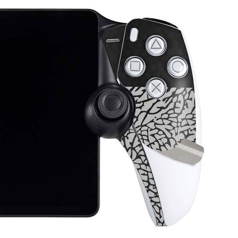 Elephant Print Sneakerhead Black PlayStation Portal Remote Player Skin