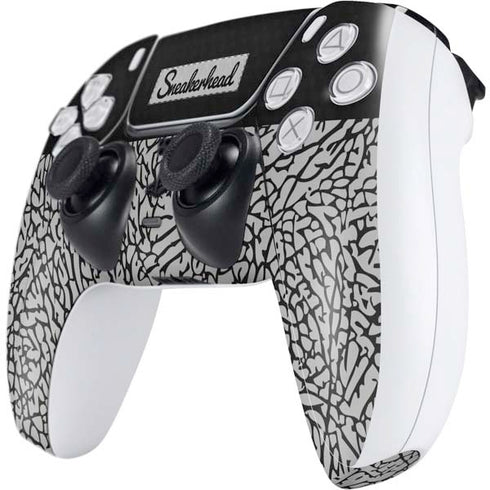 Elephant Print Sneakerhead Black PS5 Controller Skin