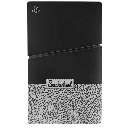 Elephant Print Sneakerhead Black PS5 Slim Digital Edition Bundle Skin