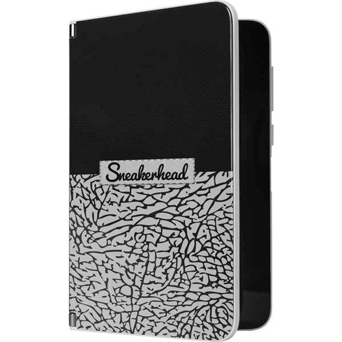 Elephant Print Sneakerhead Black Surface Duo Skin