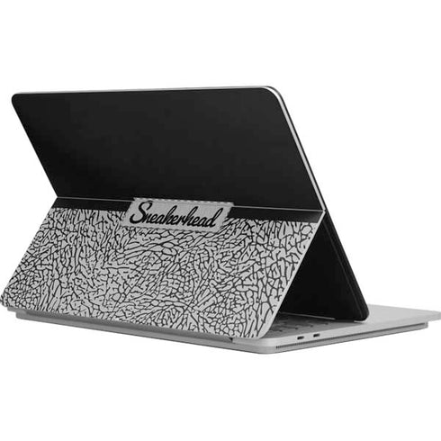 Elephant Print Sneakerhead Black Surface Laptop Studio Skin