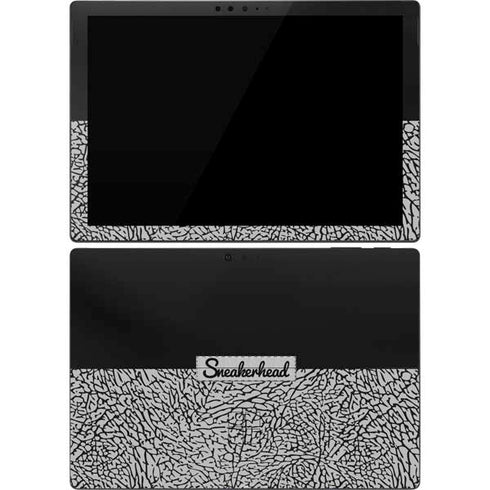 Elephant Print Sneakerhead Black Surface Pro 7 Skin