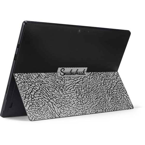 Elephant Print Sneakerhead Black Surface Pro 7 Skin