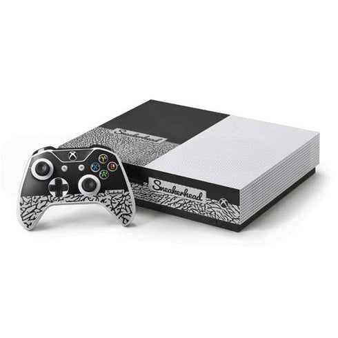Elephant Print Sneakerhead Black Xbox One Skins