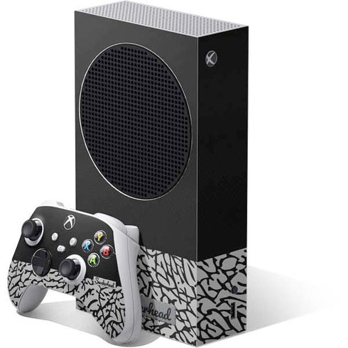 Elephant Print Sneakerhead Black Xbox Series S Bundle Skin
