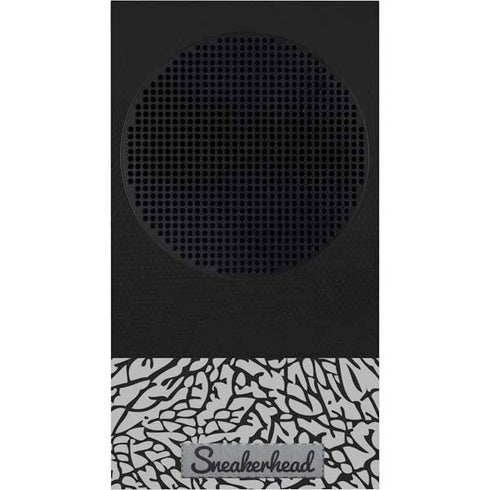 Elephant Print Sneakerhead Black Xbox Series S Console Skin