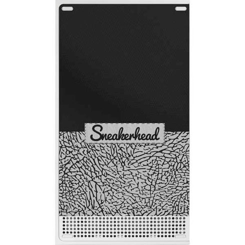 Elephant Print Sneakerhead Black Xbox Series S Console Skin