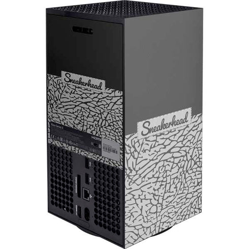 Elephant Print Sneakerhead Black Xbox Series X Console Skin