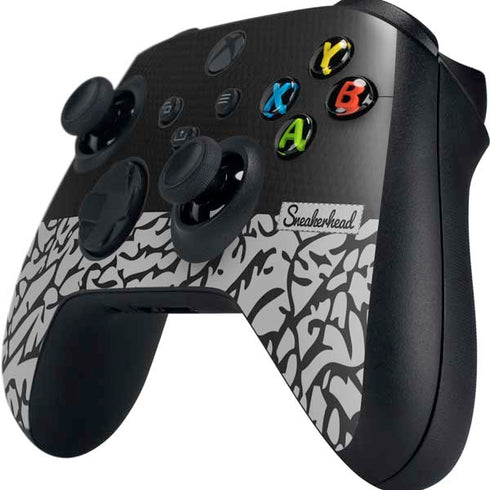 Elephant Print Sneakerhead Black Xbox Series X Controller Skin