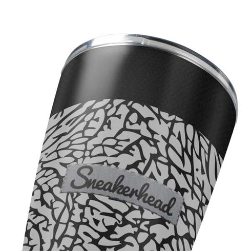 Elephant Print Sneakerhead Black Yeti 20oz Tumbler Skin