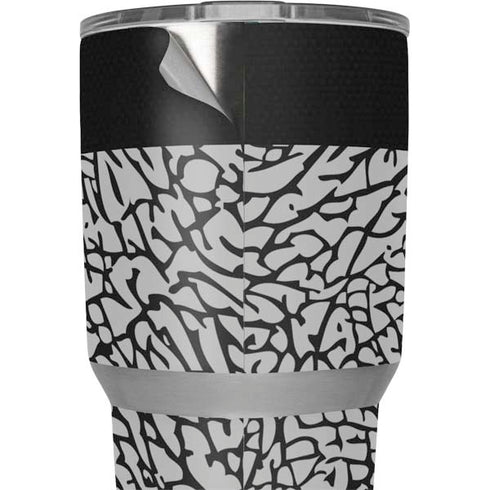 Elephant Print Sneakerhead Black Yeti 30oz Rambler Tumbler Skin