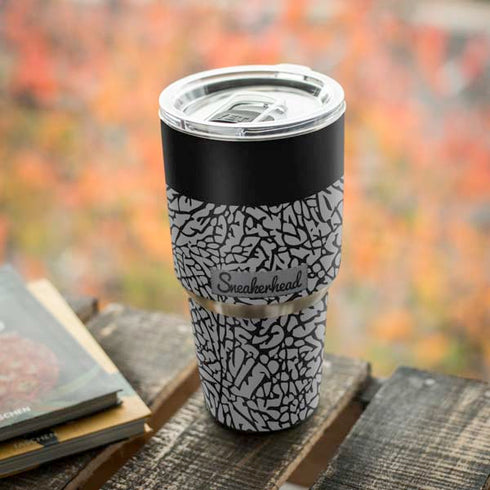 Elephant Print Sneakerhead Black Yeti 30oz Rambler Tumbler Skin