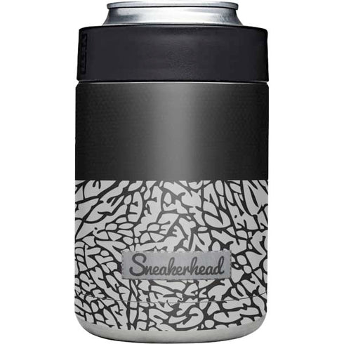 Elephant Print Sneakerhead Black Yeti Colster Can Insulator Skin