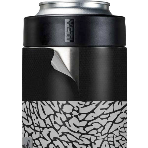 Elephant Print Sneakerhead Black Yeti Colster Can Insulator Skin